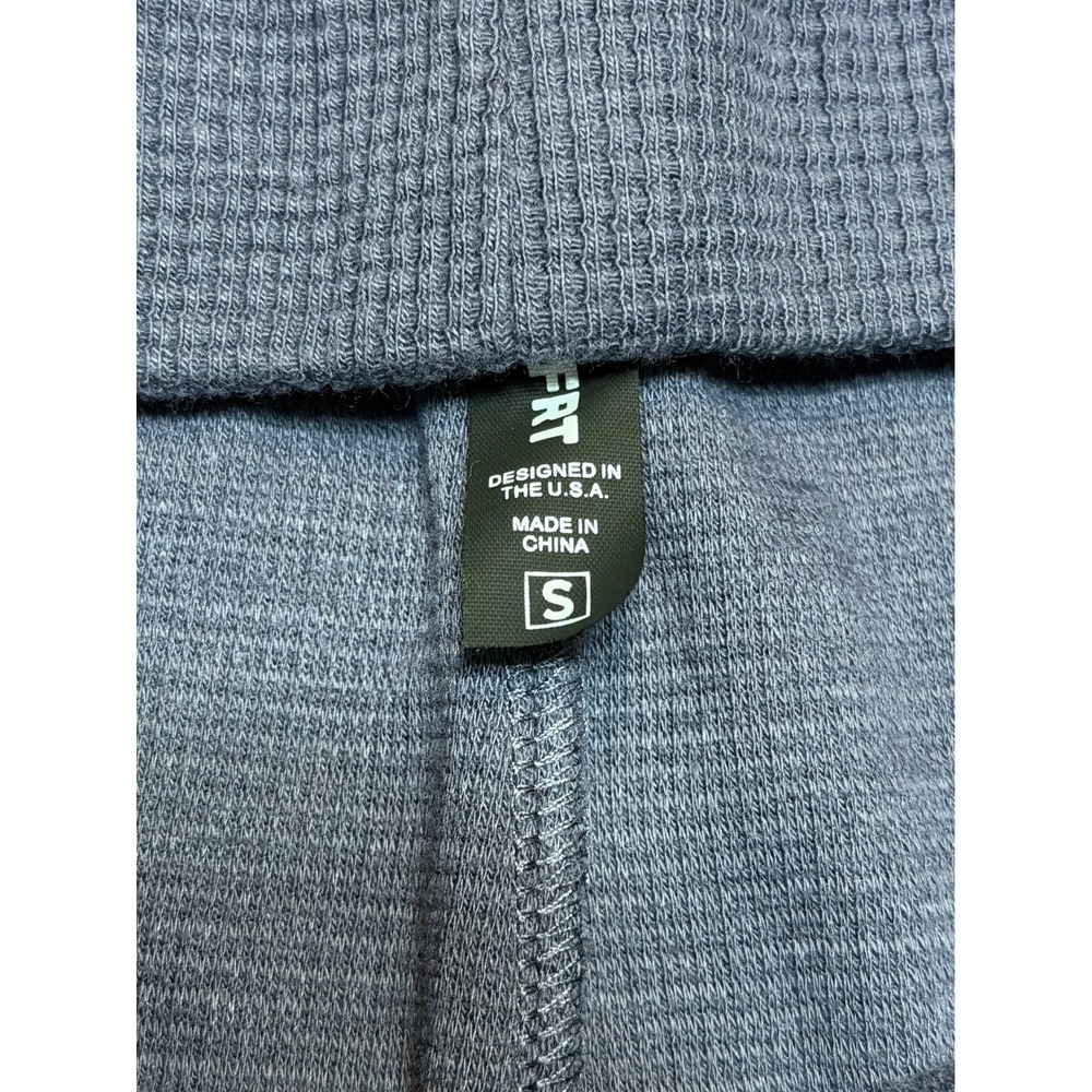 Comfrt Waffle Knit Lounge Set Shirt & Wide Leg Pants Blue Grey Mismatched Size - Picture 11 of 16